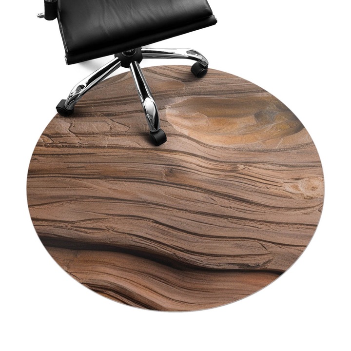 Székalátét, Wallfluent, A természet fa erezete, Barna, fi100 cm, 010250310040000282867