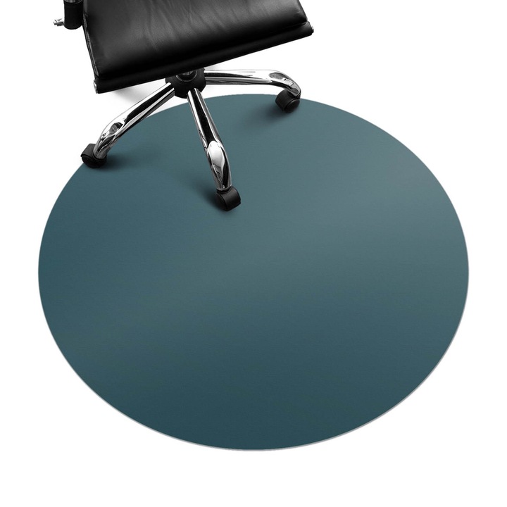 Íróasztal szék alátét, Wallfluent, Türkiz, fi100 cm, 0102503100400cc2c515a