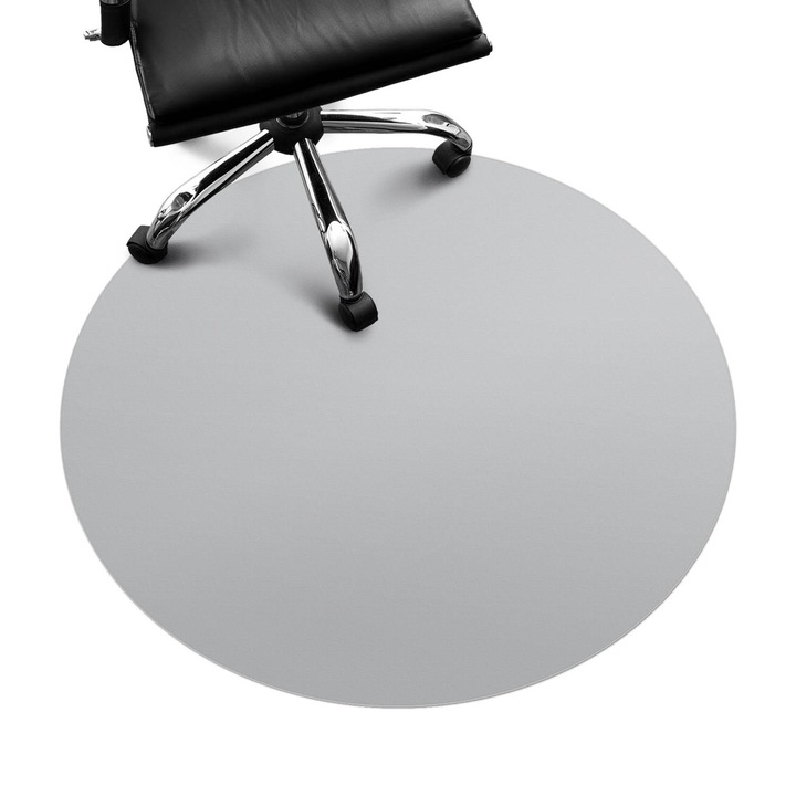 Íróasztal szék alátét, Wallfluent, Szürke, fi100 cm, 0102503100400cce8eae9