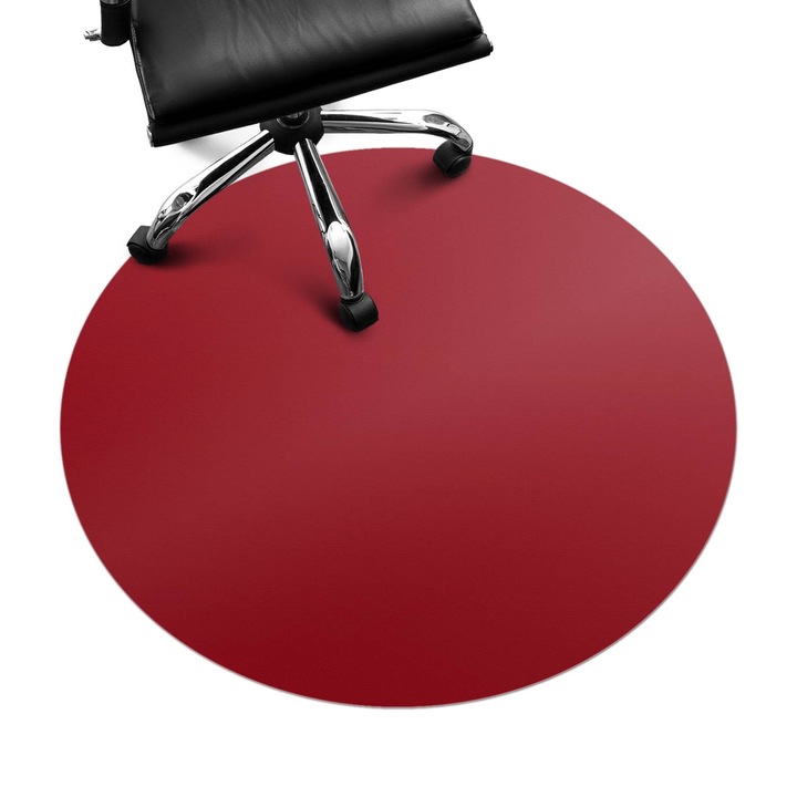 Protectie podea birou, Wallfluent, Visiniu multicolor, fi100 cm, 0102503100400cca52f3f