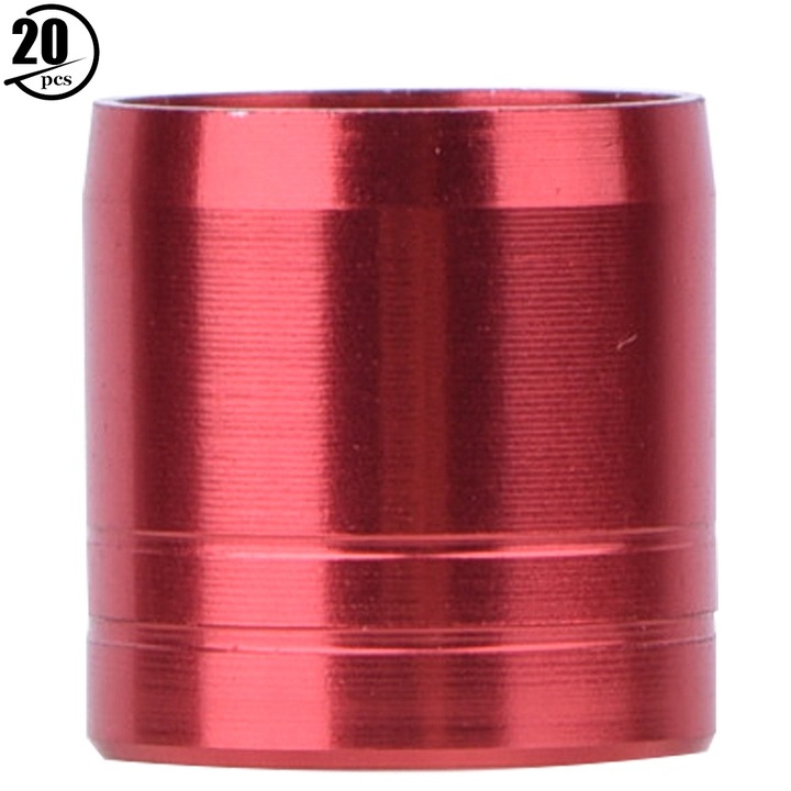 Inelpentru tir cu arcul, 20 buc, 8 mm, rosu