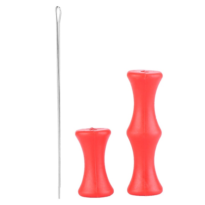 Szilikon ujjvédő íjászathoz, piros