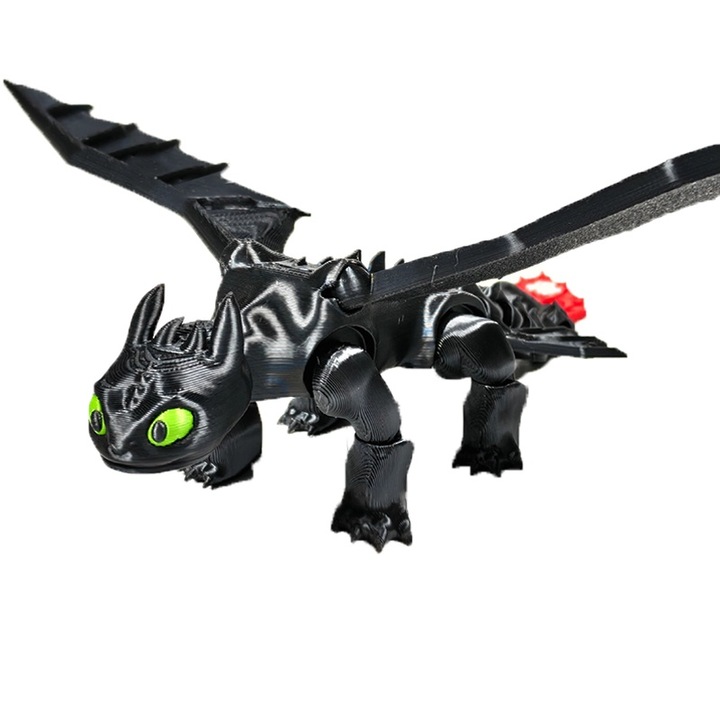 Sárkány Night Fury Toothless figura