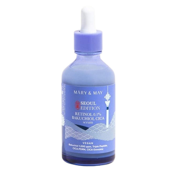 Mary & May Retinol 0.1% Bakuchiol CICA Serum 80 мл