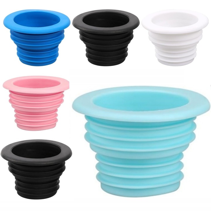 6 db csőtömítő dugós készlet, 38-48cm, gumi, Vanaxalife®, Multicolor