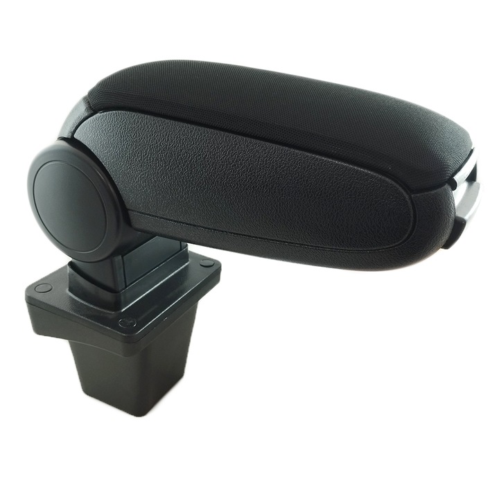 Cotiera Consola Centrala Cutie Depozitare Organizator Pentru Honda Fit / Jazz 2014 - Rabatabila Textil Neagra Lux