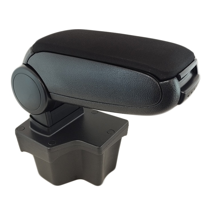 Cotiera Consola Centrala Cutie Depozitare Organizator Pentru KIA K2 / Rio 2011 - 2016 Rabatabila Textil Neagra Lux