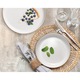 Serviciu de masa din portelan MG Home Artena, 18 bucati, set farfurii pentru 6 persoane, pestrite