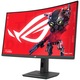 Геймърски монитор ASUS ROG Strix XG32WCMS с USB Type-C – 32-инчов (31,5 видима площ) 2560x1440, извит, 280Hz (над 144Hz), 1ms (GTG), бърза VA, изключително ниска синхронизация с Motion Blur, USB Type-C, DisplayWidget Center, гнездо за статив, HDR