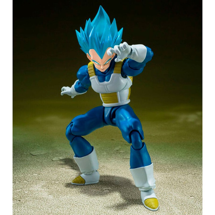 Figurina S.H. Figuarts Super Saiyan God Super Saiyan Vegeta Unwavering Saiyan Pride Dragon Ball Super 14cm