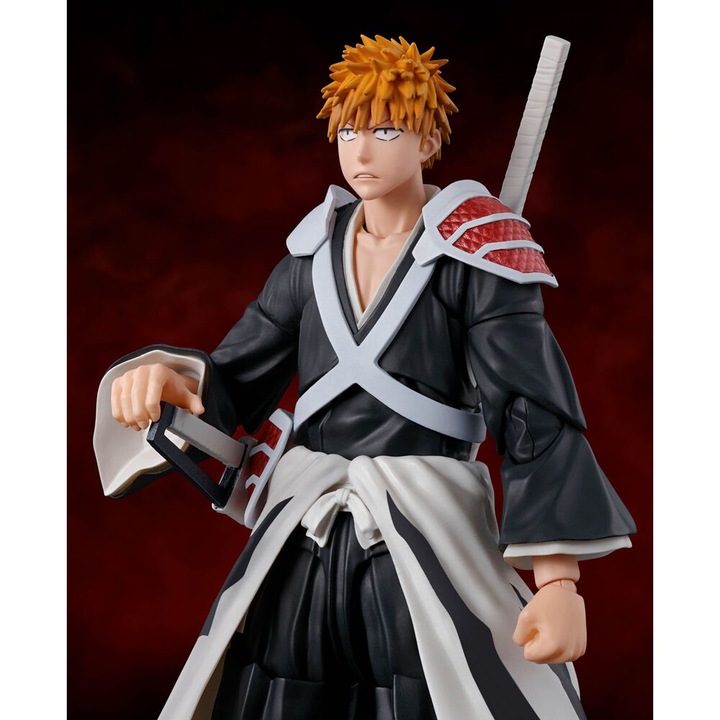 Figurina S.H Figuarts Ichigo Kurosaki Dual Zangetsu Bleach 15cm