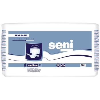Scutece pentru adulti Seni Basic, M, 30 buc Scutece pentru adulti Seni Basic, M, 30 buc