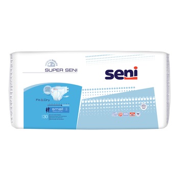 Scutece pentru adulti Seni Super, S, 30 buc Scutece pentru adulti Seni Super, S, 30 buc