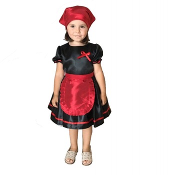 Rochita Furnica 20, masura 158, negru cu rosu Rochita Furnica 20, masura 158, negru cu rosu