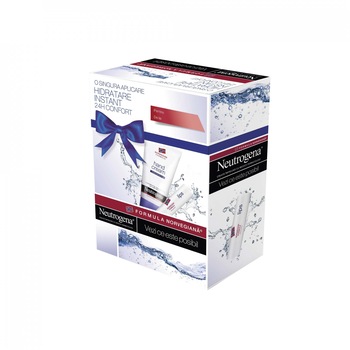 Set Neutrogena: Crema de maini, 50 ml + Lipcare, 4,8 gr Set Neutrogena: Crema de maini, 50 ml + Lipcare, 4,8 gr