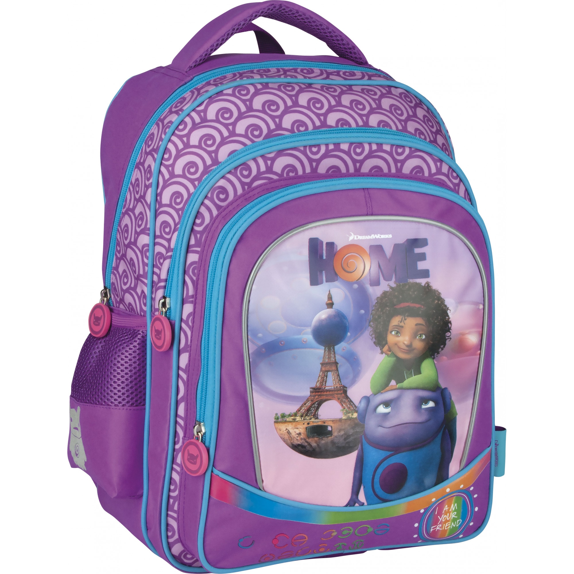 Ghiozdan 1 compartiment, 3 buzunare exterioare, HOME, AS 502 015 038