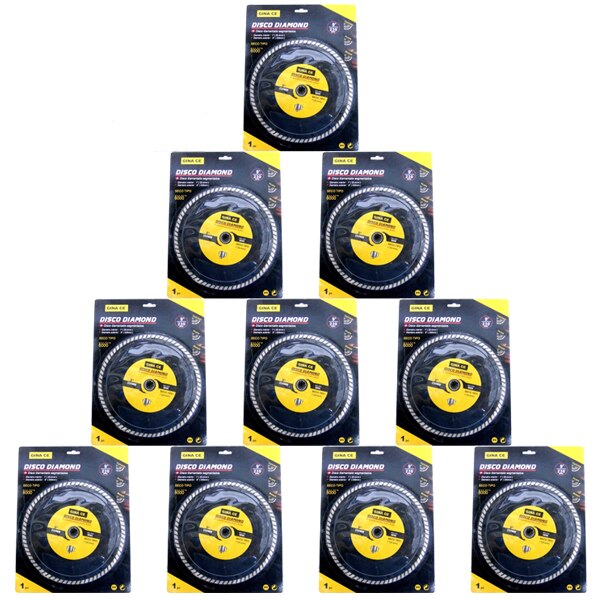 Pachet - 10 x Disc diamantat, 125 mm