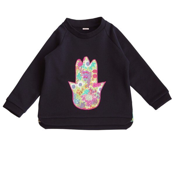 Bluza fete, The Hand Mandarin, Liberty print 2 ani