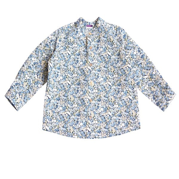 Camasa ocazie baieti, Liberty Peter Mandarin, Chive, 18-24 M