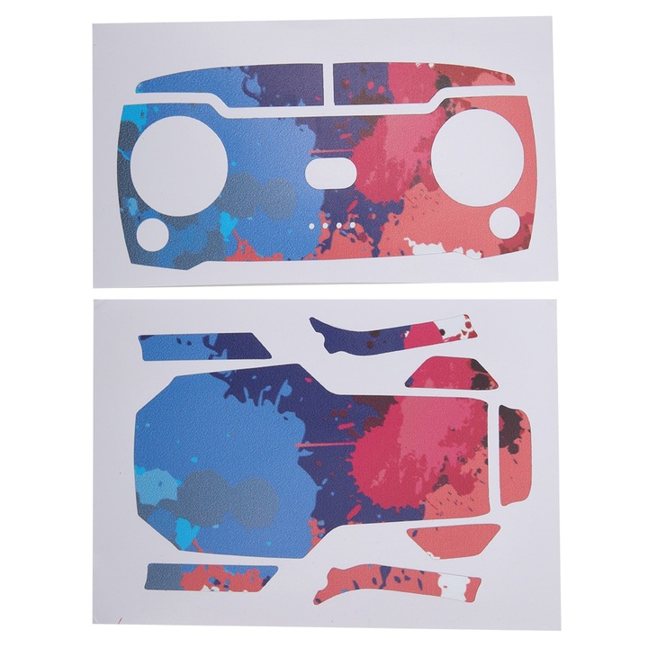 Set autocolante decorativ pentru drona RC Enforose, compatibil cu DJI Mavic Mini, PVC, multicolor, 20.5x16.5cm