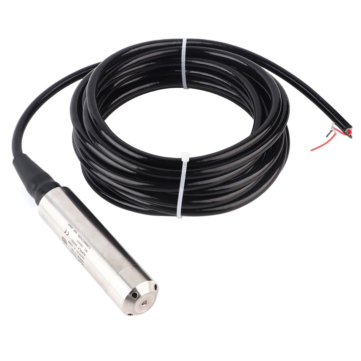 Transmitator de nivel de lichid YB2JF cu cablu de 5m, Senzor de nivel de apa, Detector 12-32VDC 4-20mA (0-3m) Enforose