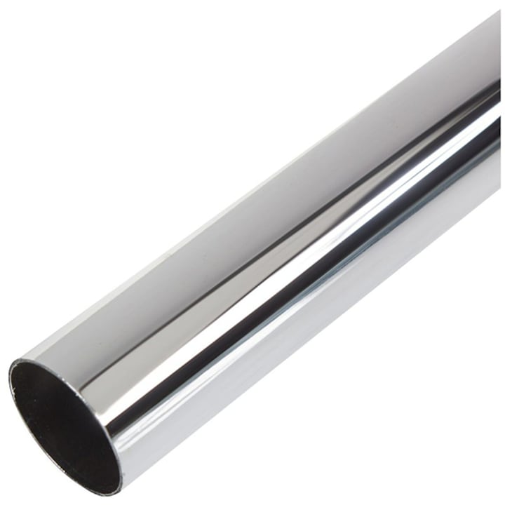 Teava inox, dimetru 16 mm, grosime 1.5 mm, lungime 1000 mm, finisaj lucios, EmaConstruct