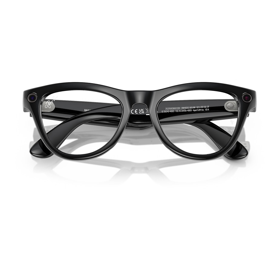Ochelari Smart Ray-Ban Meta SKYLER, Marime M, Negru, 32 GB stocare