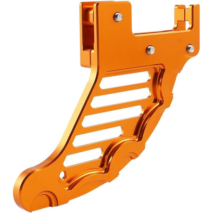 Protectie disc frana spate aluminiu, portocalie compatibila cu KTM 125-530 XCW/XCF-W/EXC/EXC-F/SX/SXF/XC/XCF/TPI 2004-2022