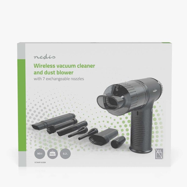 Aspirator de mana, umed si uscat, 90W, functie de suflare, acumulator li-ion 6000 mAh