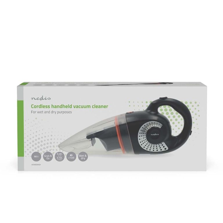 Aspirator de mana, umed si uscat, 90W, 0.4l, negru