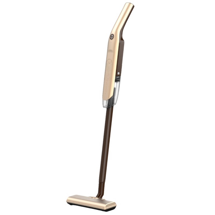 Aspirator fara fir, 55W, 4000Pa, potrivit pentru resturi, cereale, praf, reglare cu 2 viteze, 3 moduri de curatare, 2000 mAh, USB, autonomie mare a bateriei, aur roz