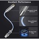 Комплект аудио адаптер Müller® Type C към 3,5 мм жак и USB Type C конвертор TRSS адаптер, DAC ADC 32bit 384Khz, Hi-Res Hi-Fi, Realtek Alc5686, Gold