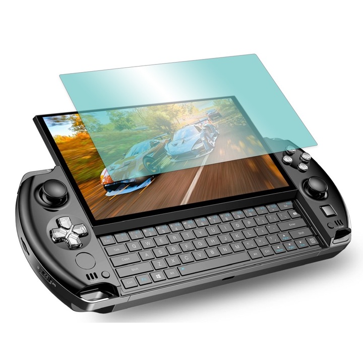 Regeneratív hidrogél képernyővédő fólia GPD Win 4 2023-hoz, OPTIM SOLUTION, Rugalmas hidrokristály, Regeneratív szilikon játékkonzolhoz, Láthatatlan védelem, Karcolásgátló, Könnyű telepítés, Ütéscsillapítás, Átlátszó