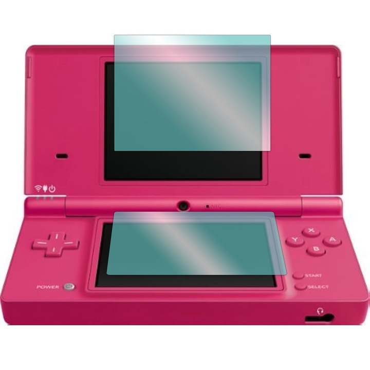 Regeneratív hidrogél képernyővédő fólia Nintendo DSi-hez, OPTIM SOLUTION, Rugalmas hidrokristály, Regeneratív szilikon játékkonzolhoz, Láthatatlan védelem, Karcolásgátló, Könnyű telepítés, Ütéscsillapító, Átlátszó
