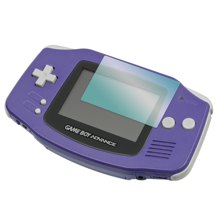 Regeneratív hidrogél képernyővédő fólia Nintendo GameBoy Advance készülékhez, Optim Solution, Rugalmas Hydro-Crystal, Regeneratív szilikon játékkonzolhoz, Láthatatlan védelem, Karcolásgátló, Könnyű telepítés, Ütéscsillapítás, Átlátszó