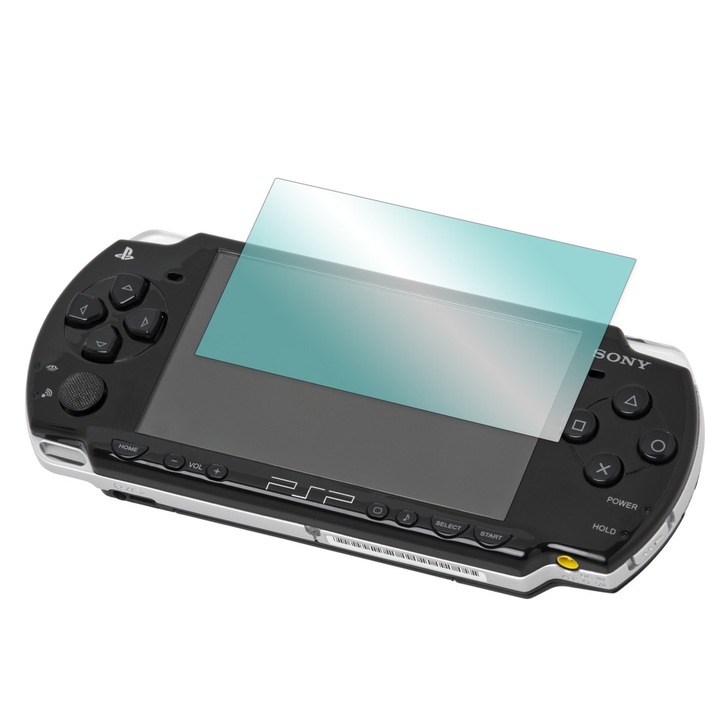 Хидрогел протектор за екран за Sony PSP 2000, Optim Solution, Регенеративен, гъвкав хидрокристал, регенеративен силикон за игрална конзола, невидима защита, против надраскване, лесен монтаж, абсорбция на удари, прозрачен