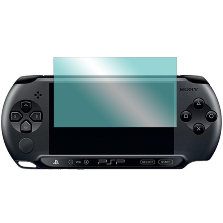 Регенеративен хидрогел протектор за екран за Sony PSP E1000, Optim Solution, Гъвкав хидрокристал, Регенеративен силикон за игрална конзола, Невидима защита, Против надраскване, Лесен монтаж, Поглъщане на удари, Прозрачен