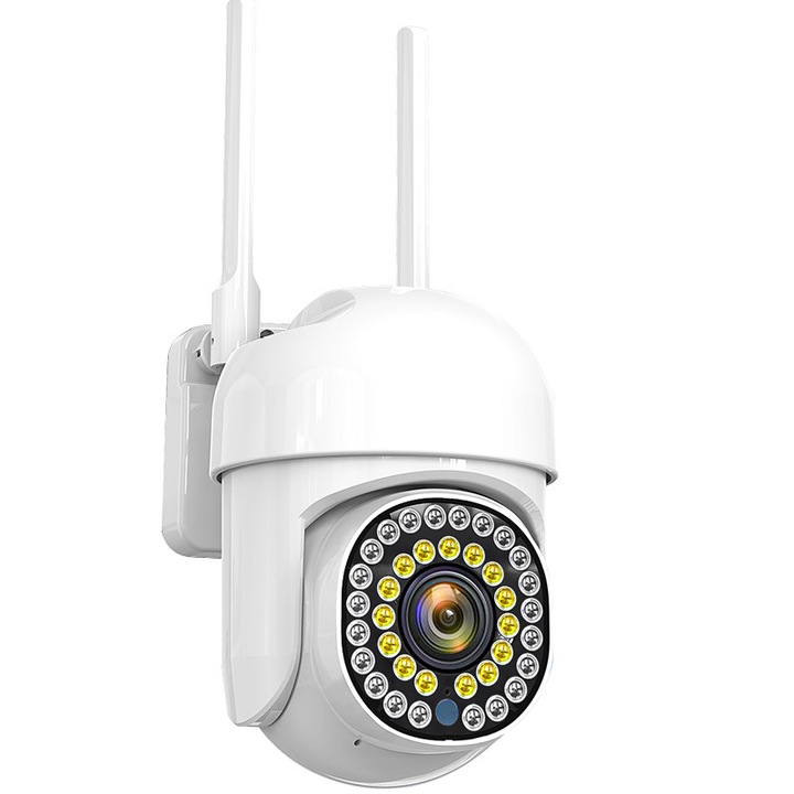 WiFi камера за наблюдение 1080P, самопроследяваща се, двупосочно аудио, водоустойчива, 3,6 мм, за закрито/външно