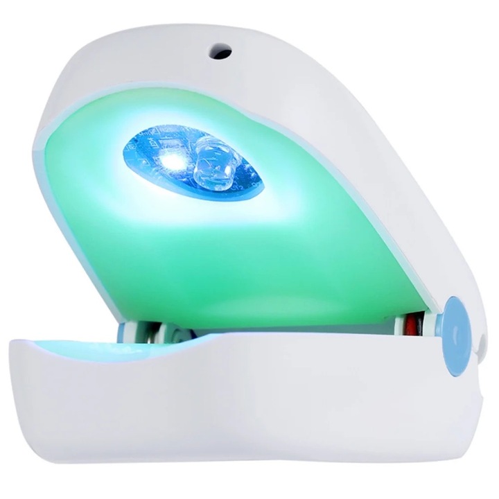 Лазерен уред StartONTeam, за премахване на онихомикоза, лечение на гъбички по ноктите, микоза на ноктите, преносим и презареждаем, бял