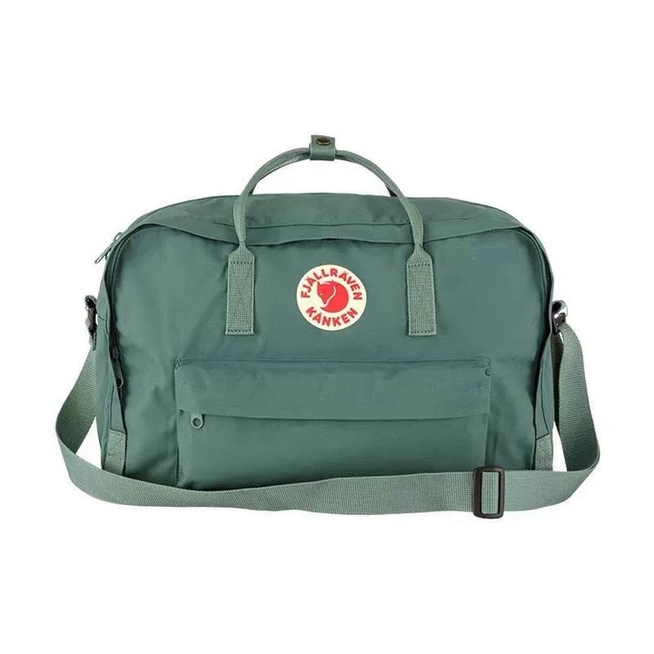 Fjallraven Kanken Tote utazótáska, 30 literes űrtartalom, tökéletes hosszú hétvégi kiruccanásokhoz, zöld, 44cm x 30cm x 20cm
