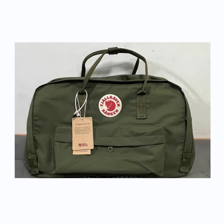 Fjallraven Kanken Tote utazótáska, 30 literes űrtartalom, tökéletes hosszú hétvégi kiruccanásokhoz, katonai zöld, 44cm x 30cm x 20cm