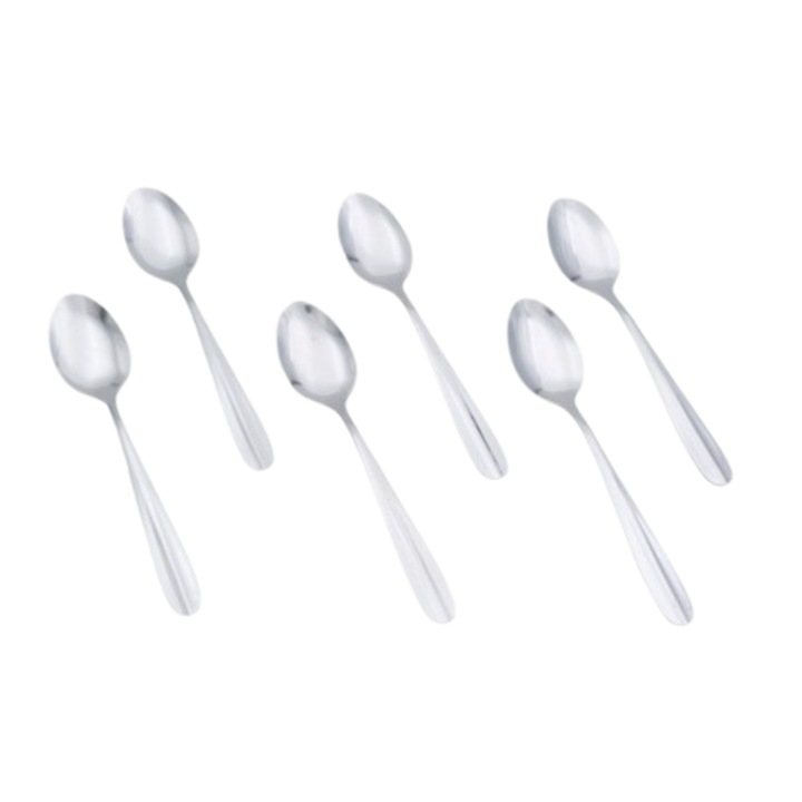Set 6 lingurite, Inox, 15 cm