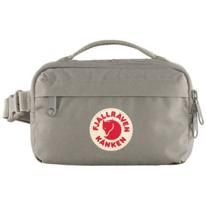 Елегантна мини чанта Fjallraven Kanken, подходяща за различни житейски сцени, цвят мъгла, 18 x 12 x 9 см