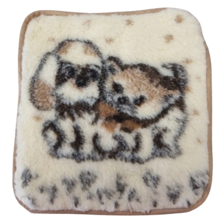 WagnerHome Gyapjú ülőpárna, mintás, 40x40 cm