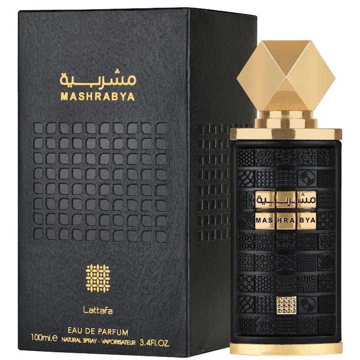 Apa de parfum, Lattafa, Mashrabya, Unisex, 100ml