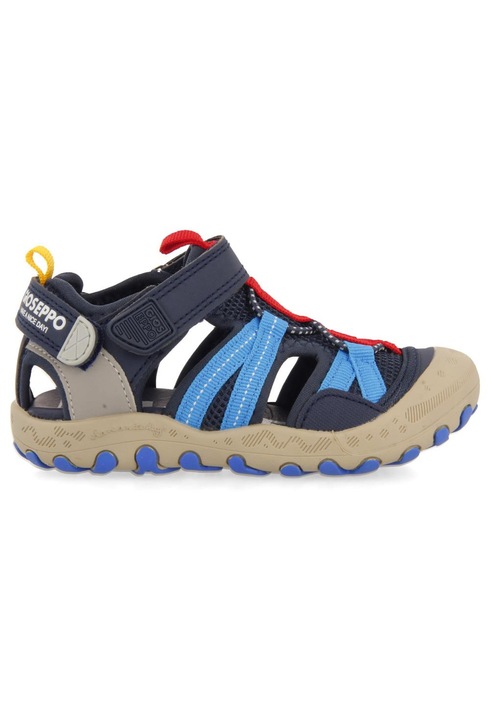 Gioseppo, Sandale cu inchidere velcro, Albastru royal, Bleumarin, 28 EU