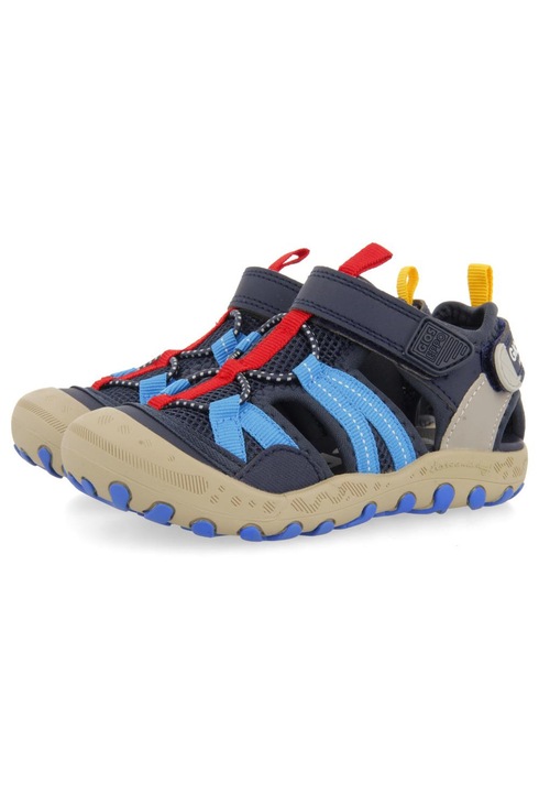 Gioseppo, Sandale cu inchidere velcro, Albastru royal, Bleumarin, 28 EU