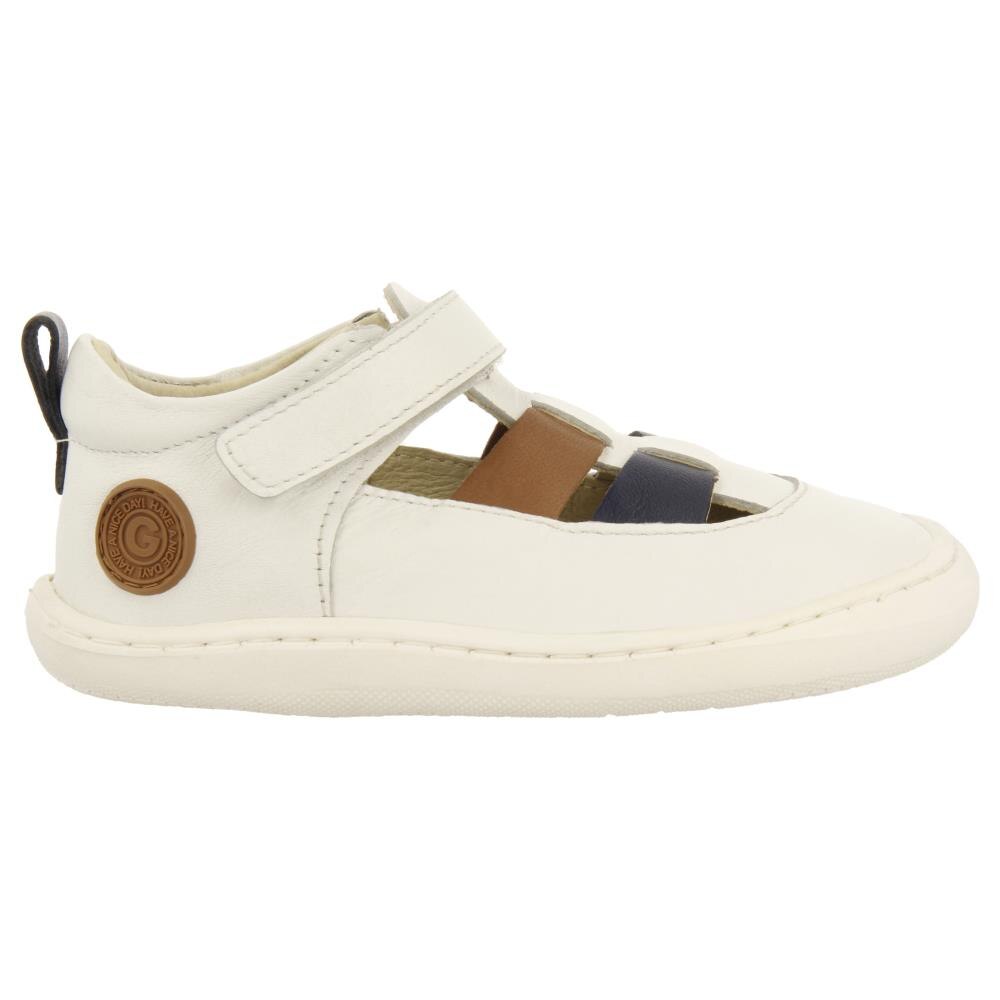 Gioseppo, Sandale din piele cu inchidere velcro, Alb, 25 EU