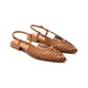 Gioseppo, Pantofi din piele cu decupaje, Camel, 38