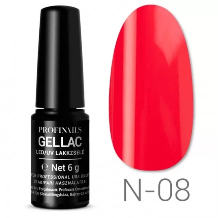 Oja semipermanenta, Profinails, Gel Lac LED/UV 6 g No. N-08 ( Colectia Neon )